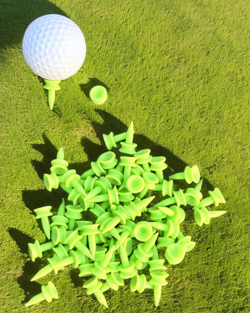 100 x Green Golf Tees 25MM 0.98'